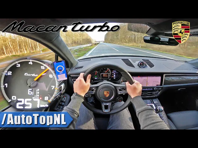 2020 porsche macan turbo | autobahn pov (no speed limit) by autotopnl